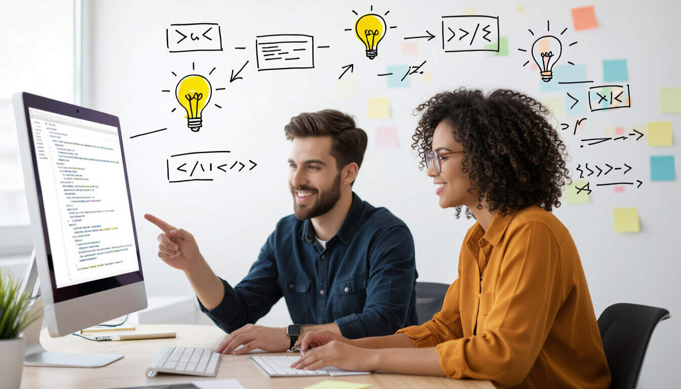 Pair programming offers key advantages for those entering freelance web development, including faster learning and better problem-solving. This approach fosters essential skills that help beginners and intermediates build confidence and produce high-quality code.